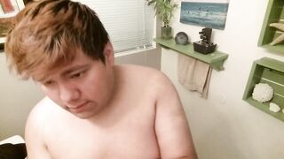 Chub Boy Strips Pisses Shower Worships Tiny Dick
