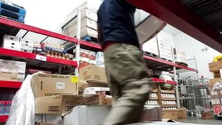 Cumshot at work while masturbating got chilled
