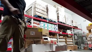 Cumshot at work while masturbating got chilled