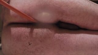 Enema plugged ass squirts on camera gay sole fetish