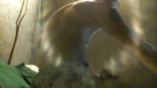 Gay piss soaked pants ruined in solo session