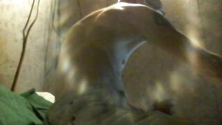 Gay piss soaked pants ruined in solo session