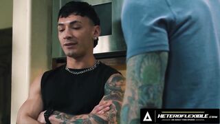 Derek Kage Gets BRED by His Stud Siren Santiago raw bareback breeding stepdad