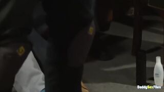 Daddies destroy throats and rim dripping asses raw thick cocks