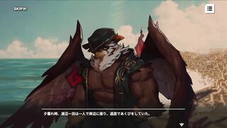 Watanabe's 3 Wisdom ruined by big dick cumshot gay anal gamer furry
