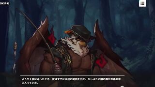 Watanabe's 3 Wisdom ruined by big dick cumshot gay anal gamer furry
