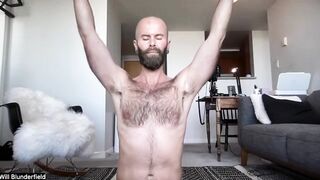 Passion builds as cock deep in controlled edging tantra