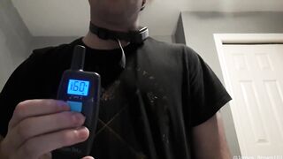 Shock Collar Torture a Teen Self Abusing Solo