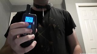 Shock Collar Torture a Teen Self Abusing Solo