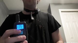Shock Collar Torture a Teen Self Abusing Solo