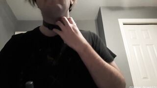 Shock Collar Torture a Teen Self Abusing Solo