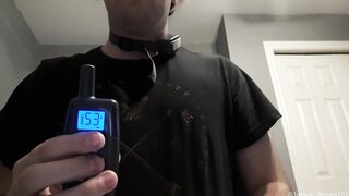Shock Collar Torture a Teen Self Abusing Solo