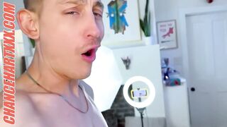 FTM transman gets destroyed by big gay cock until choked with cum