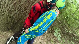 MX Gays Outdoor Fun bareback anal puppy play cumshot public sex