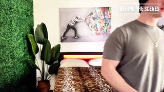 Gay couple fit amateur BTS Kane Hardy gets throat wrecked by huge cock