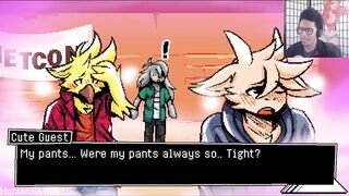 Furry gamers cum after tailbound RP spitroast at convention
