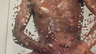 Gay BBC monster cock 10 inch black horse dick raw solo cumshot