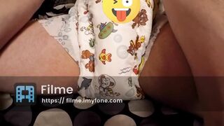 Gay diaper boy almost caught in secret room alone kink