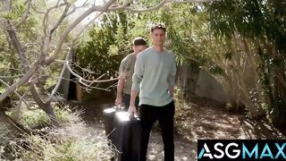 Wellness Retreat Turns to Nasty Gay Threesome Mess Hot Bareback Anal Gangbang