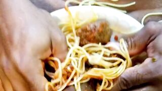 Mom's Spaghetti Cock Chef destroys mouths raw gay bbc