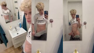 Footballer gets his 10 inch white dick wrecked raw