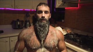 Milk me Jaxton Wheeler the beardy god chokes on my load