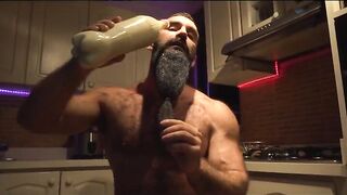 Milk me Jaxton Wheeler the beardy god chokes on my load