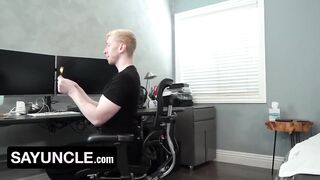 Stepdad Jesse Stone Teaches Raw Twink Stepson Bareback Anal Tips