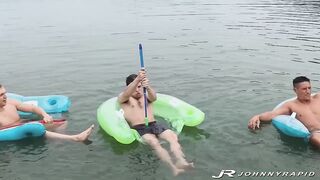 Johnny Rapid Destroys New Boy Parker Hayes Raw At The Lake Hardcore Fetish Gangbang