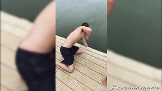 Johnny Rapid Destroys New Boy Parker Hayes Raw At The Lake Hardcore Fetish Gangbang