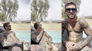 Destroyed Gay Guy Jerking Off With Big Dick Cumshot