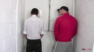 EuroBoyXXX Josh Adams And Sean Savoy Destroyed In Raw Bathroom Sex Gushing Cum