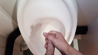 Solo Gay Masturbation At Work Destroyed By Risky Almost Caught Gushing