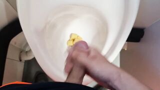 Solo Gay Masturbation At Work Destroyed By Risky Almost Caught Gushing