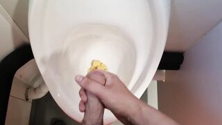 Solo Gay Masturbation At Work Destroyed By Risky Almost Caught Gushing