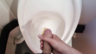Solo Gay Masturbation At Work Destroyed By Risky Almost Caught Gushing