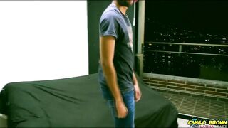 Paisa Camilo Destroyed Himself in a Casting Self Creampie Gushing Cum Inside