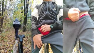 Cum Gushing Spray On Bike Part 19 Gay Big Dick Thong