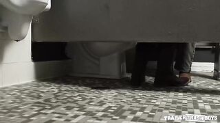Cowboy Ryan And Kane Fox Slip Into Bathroom To Destroy Each Other With Rough Hardcore Big Cock