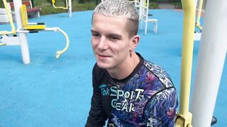 Breeding A Cute Gay Twink With Big Dick In Abandoned Building Creampie