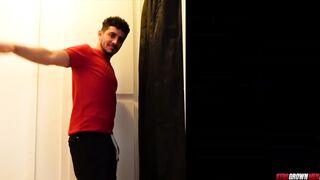 Straight Bro Destroyed By Gay Gloryhole First Time Gushing Choked