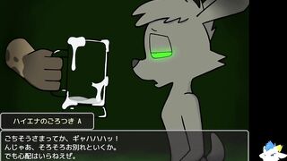 Gay furry gamer gets destroyed choking cumshot poured into mug part10