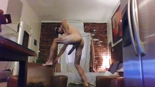 Destroyed Gushing Massive Cock from Behind Hung Donkey Dick 15 Inch