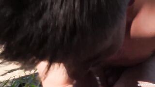 Czech Hunter Destroyed By Cash For Push-Ups Then Choked On Cum