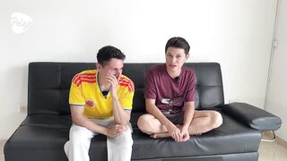 Relaxing Adrian Destroyed By Tiny Amateur Anal Soccer Fans
