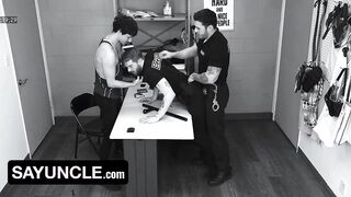 Backroom Deal Dakota Wonders Stripper Jock Destroyed Choked Big Cock Gay Bareback Daddy Uniform