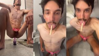 Destroyed Gay Pet Panting Like A Dog Humiliated By My Mistress