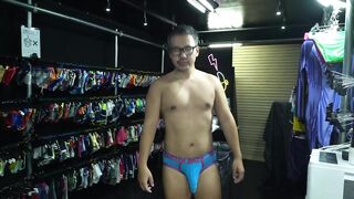 Jock Off Gay Sexy Underwear Japanese Verified Amateur HD Solo Male Trying On