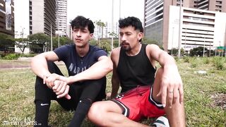 British Lads Destroyed Bareback Anal With Big Cock Muscle Hunk Blowjob Gay Twink