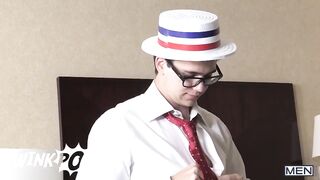 Conservative Studs Will Braun And Tommy Regan Destroyed By Gushing Cum Inside Hotel Room Masturbation